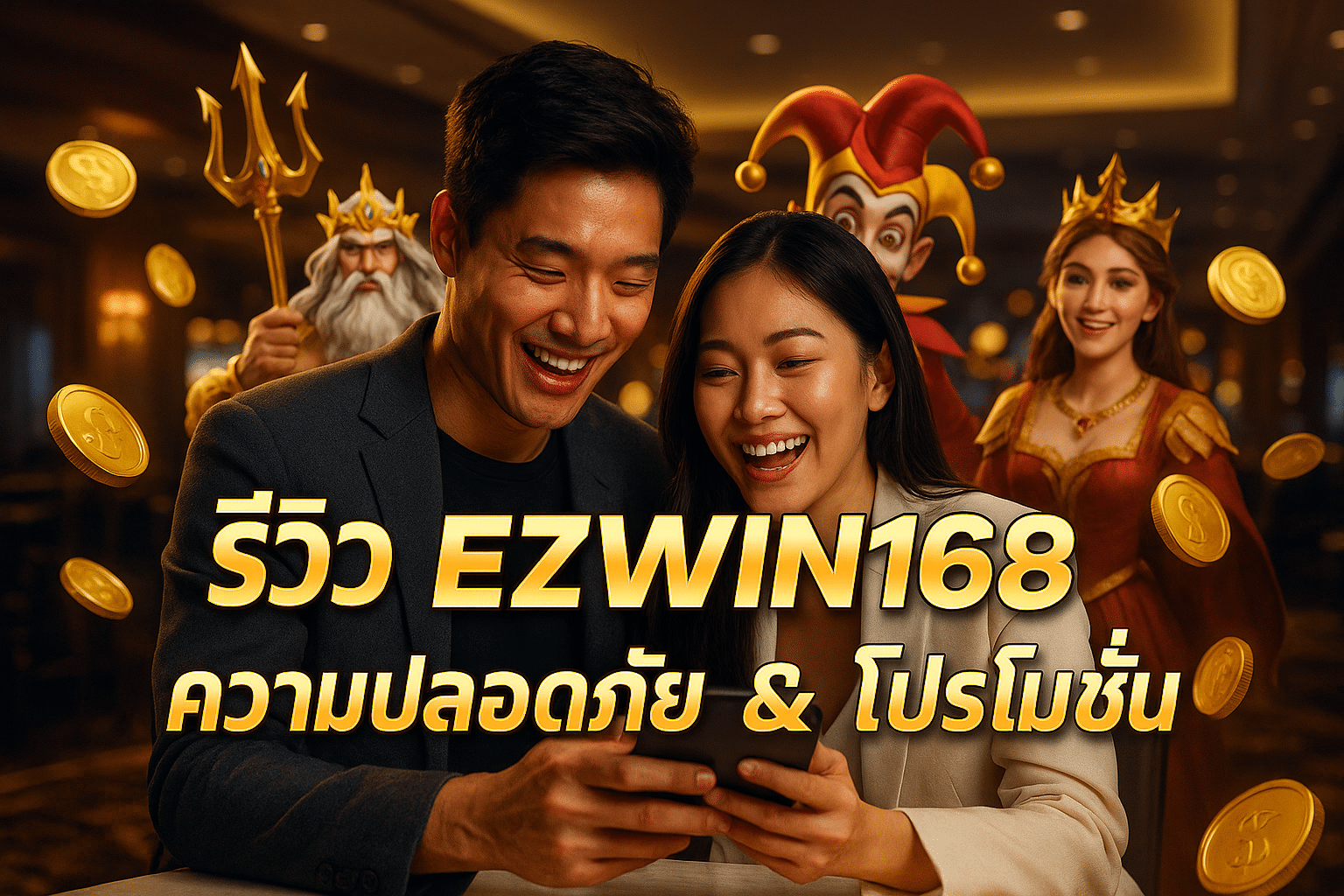 รีวิว EZWIN168 ความปลอดภัย & โปรโมชั่น