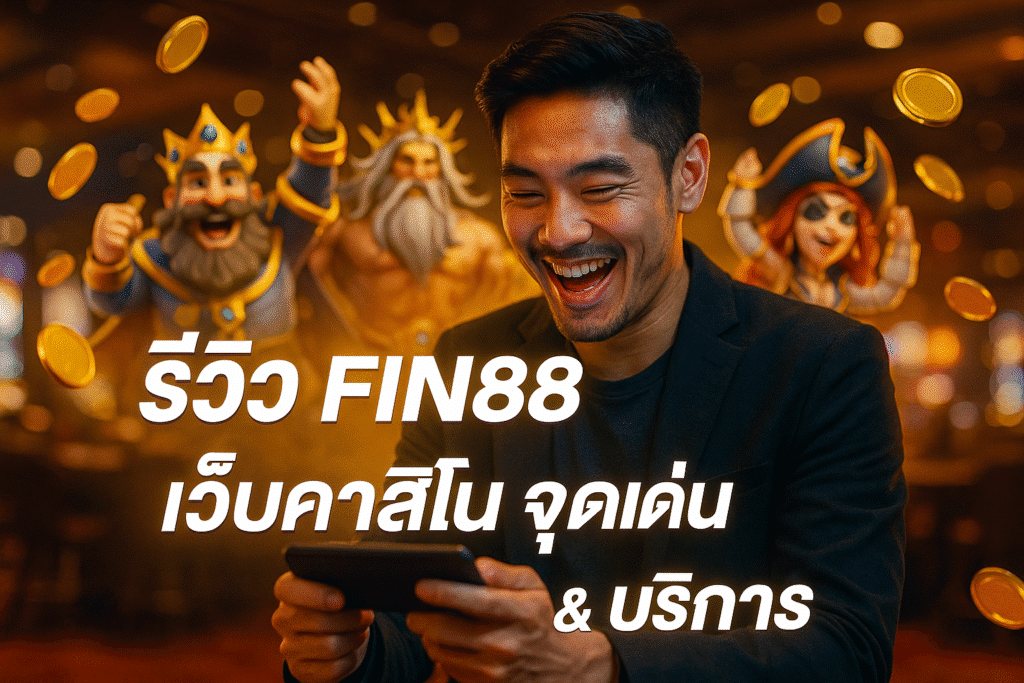รีวิว FIN88 เว็บคาสิโน จุดเด่น & บริการ