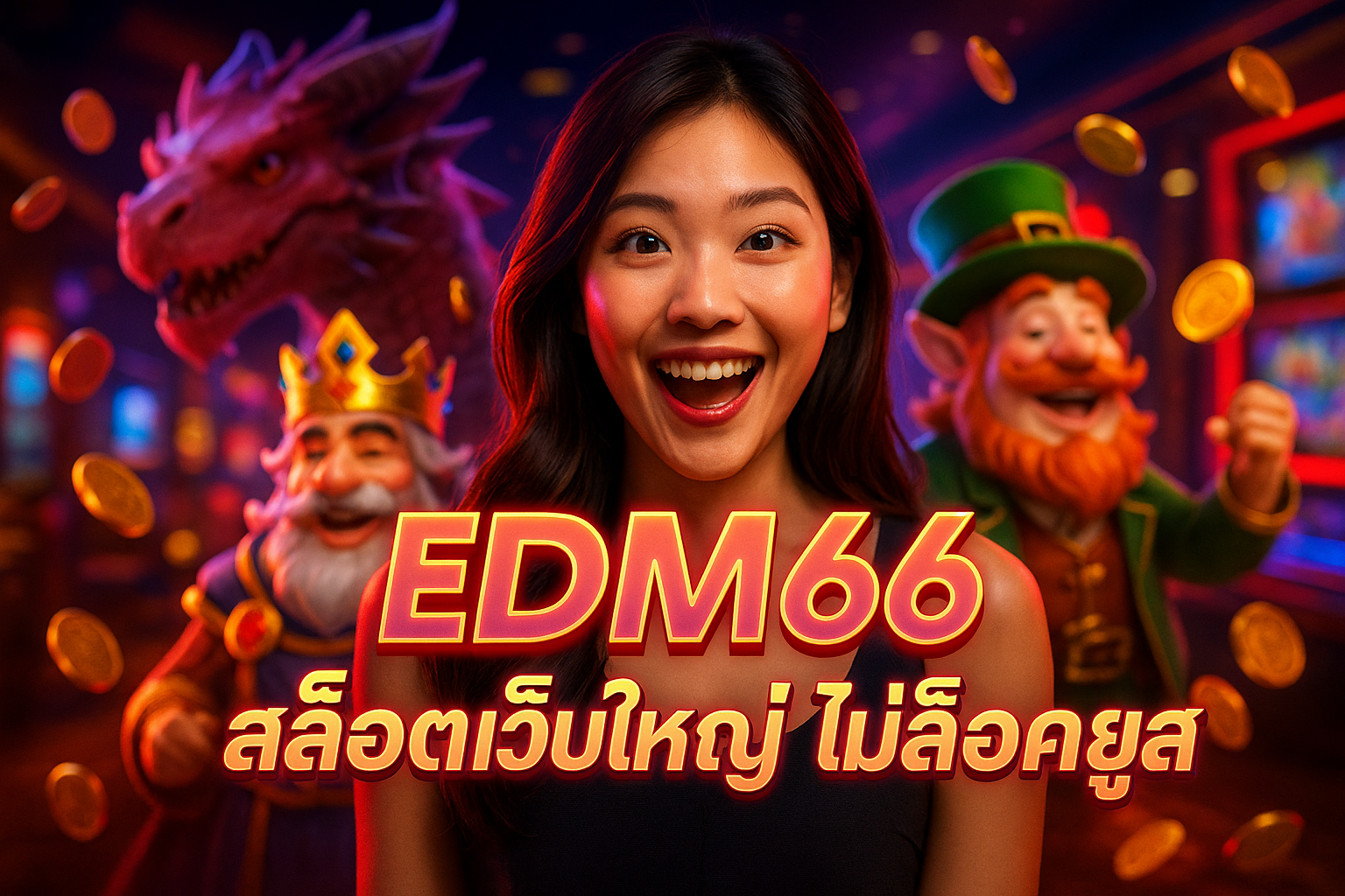 EDM66 สล็อตเว็บใหญ่ ไม่ล็อคยูส