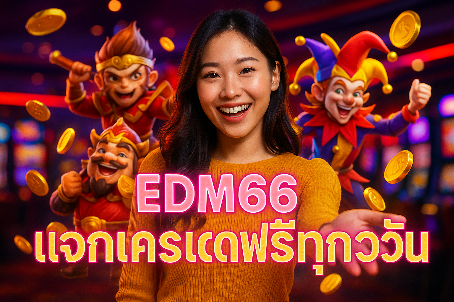 EDM66 แจกเครดิตฟรีทุกวัน
