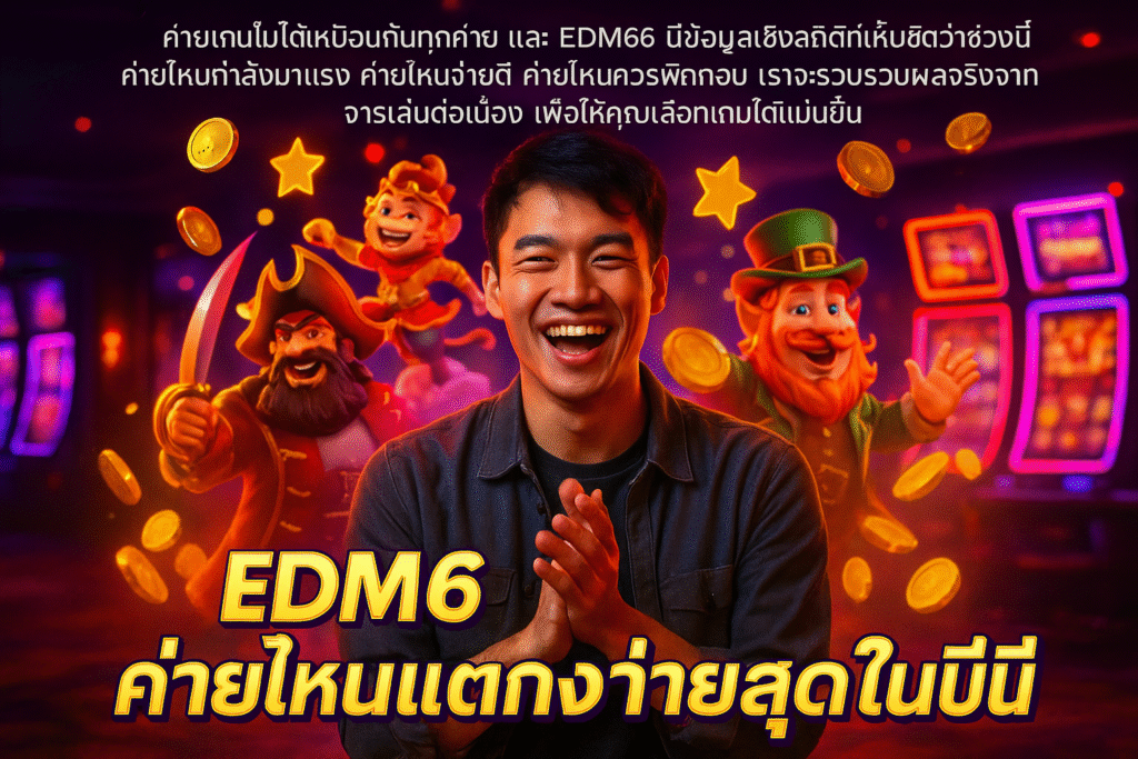 EDM66 ค่ายไหนแตกง่ายสุดในปีนี้