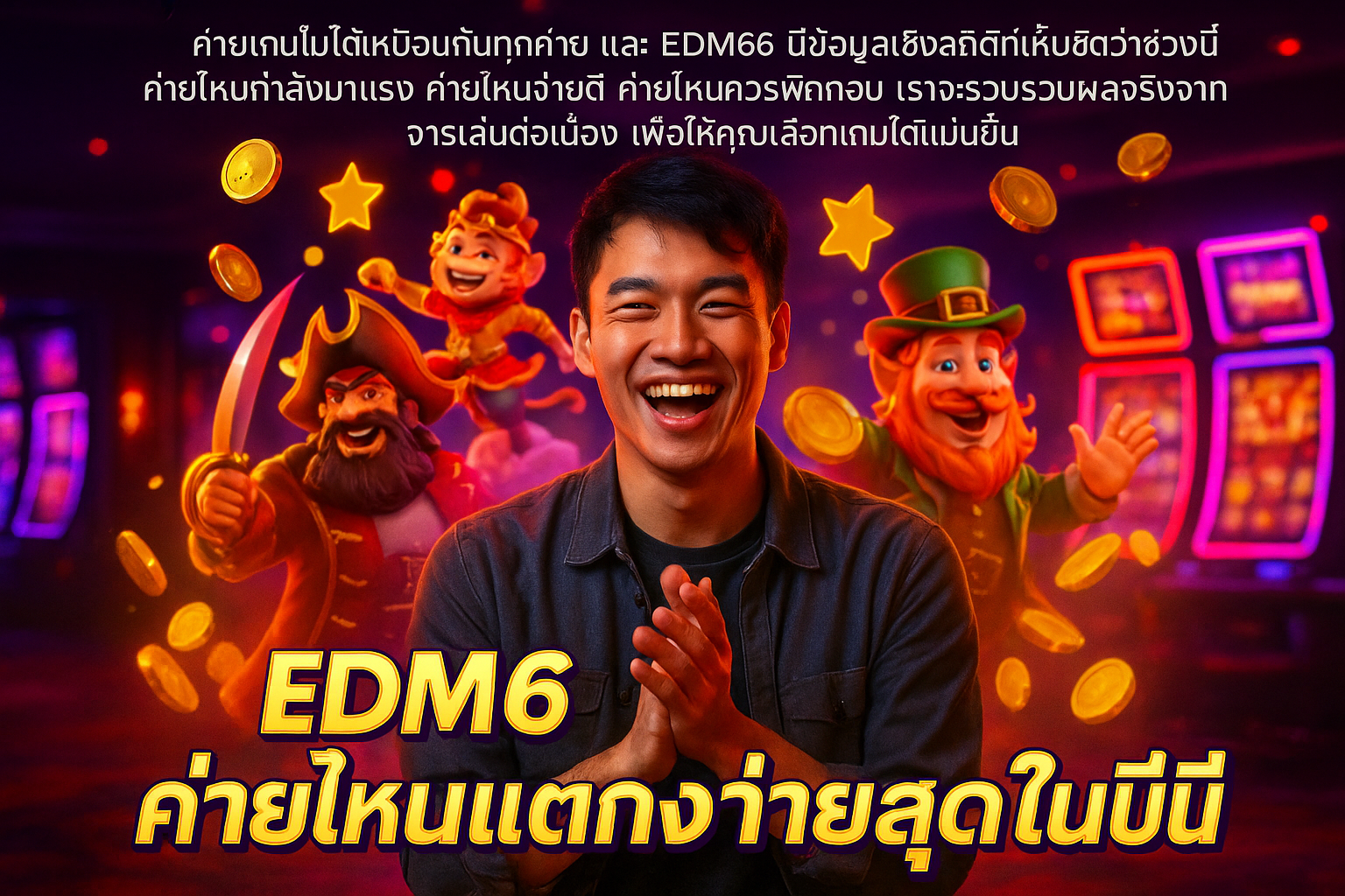 EDM66 ค่ายไหนแตกง่ายสุดในปีนี้